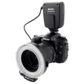 Meike FC-100 FC100 manuale LED Macro anello Flash luce con 7 anello adattatore per Canon Nikon Olympus Pentax Digital DSLR Camera