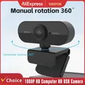 Fotocamera 1080P HD Computer HD Fotocamera USB Microfono incorporato Telecamera di rete USB Fotocamera Web per lavoro con treppiede per microfono