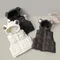 Nouveau gilet à capuche manteaux automne bébé épais chaud gilet vêtements d