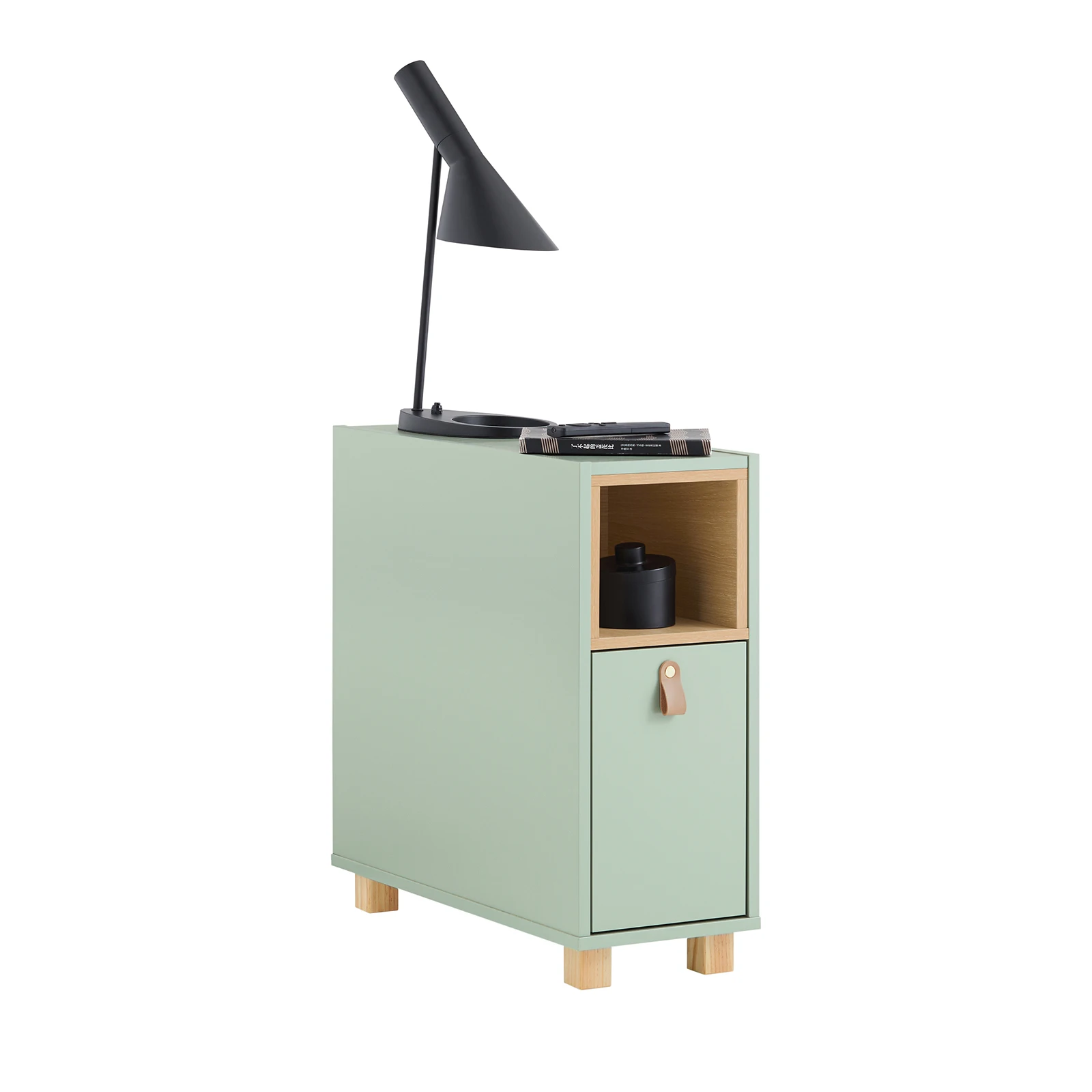 SoBuy FBT161 Beistelltisch Sofatisch Nachttisch Boxspringbett schmal Telefontisch Nachtkommode Aktenschrank