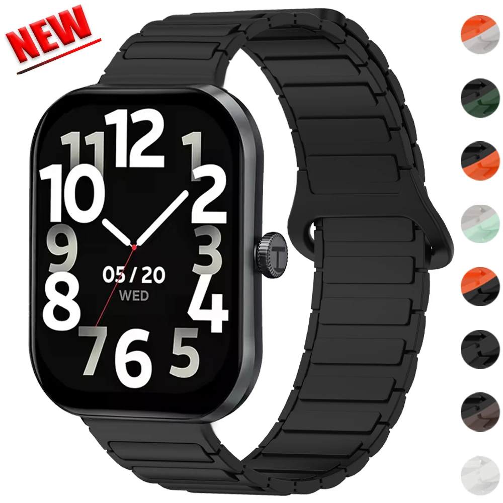 Magnetschlaufe für HAYLOU Solar 5 Ultra/Lite Bands Silikonarmband für Haylou Watch 2 Pro/Watch 4/R8 S8 S6 20 mm 22 mm Armband Image