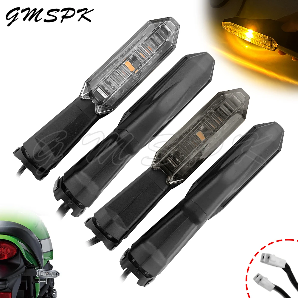Moto LED Indicatore di direzione Lampeggiante Luce Misura per KAWASAKI VERSYS 1000 650 VERSYS-X NINJA 250 300 Z750 Z1000 Z H2 ER6N
