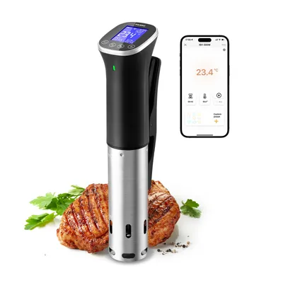 INKBIRD ISV-300W WiFi Sous Vide Machine 220V EU Plug IPX7 Waterproof Sous Vide Cooker APP Remote Control with Recipes Alarms