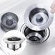 Filtro antiodore per lavello da cucina, colino in acciaio inox, tappo di scarico, cestello per verdure, vaschetta universale anti-intasamento, tappo di scarico per lavello per lavastoviglie