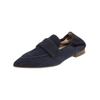 Slipper HÖGL "Högl Slipper Samt", Damen, Gr. 38,5, blau (dunkelblau), Textil, casual, Schuhe