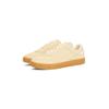Plateausneaker TOMMY HILFIGER "CASUAL SUEDE SNEAKER", Damen, Gr. 37, gelb (vanille), Nubukleder, sportlich, Schuhe, Freizeitschuh, Halbschuh, Schnürer mit weich gepolstertem Schaftrand
