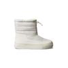 Snowboots CALVIN KLEIN JEANS "VULC FLATF SNOWBOOT NYLON MIX MG", Damen, Gr. 40, weiß, Nylon, Lederimitat, unifarben, Basic, Schuhe, Winterboots, Winterstiefelette, Warmfutter, mit CK-Logo