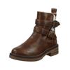 Stiefelette BLOWFISH "Blowfish Stiefelette Lederimitat/Textil", Damen, Gr. 41, braun, Lederimitat, Textil, casual, Schuhe