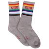 Socken CAPELLI NEW YORK, Damen, Gr. 37-40, grau (grau melange), Baumwollmischung, Socken, Limited Edition Pride-Socken mit OTTO-Logo, hochwertige softe Qualität