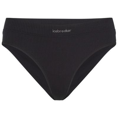Icebreaker - Women's Merino Blend Rib Lotus Hipster - Merinounterwäsche Gr L schwarz Image