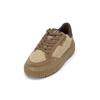 Sneaker MARC O'POLO "aus Veloursleder und Teddyfell", Damen, Gr. 42, grau (schwarz taupe), Obermaterial: 100% Leder (Rind), Schuhe