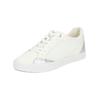 Sneaker GEOX "Geox Sneaker Lederimitat/Textil", Damen, Gr. 38, weiß kombi, Lederimitat, Textil, casual, Schuhe