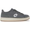 Sneaker LOTTO, Gr. 46, grau, weiß, Synthetik, sportlich, Schuhe, - mit bequem gepolsterter Schaftkante