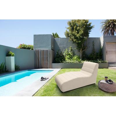 Sofaelement DOMO COLLECTION "Soleil, pflegeleichter und wetterfester Bezug", grau (taupe), B:73cm H:80cm T:152cm, 100% solution dyed Acryl, Polsterelemente, Outdoor, besonderes Design und Formgebung, individuell erweiterbar Image
