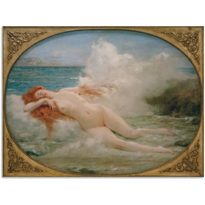 Wandbild ARTLAND "Geburt der Venus", beige (farbe bild(er): naturfarben), B:80cm H:60cm, Bilder, als Alubild, Outdoorbild, Leinwandbild, Poster in verschied. Größen Image