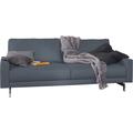 3-Sitzer "CR.450, Designsofa, Loungesofa", blau (blaugrau 534, 73), B:204cm H:85cm T:95cm, Jacquard-Flachgewebe Diane 1 Q2 (55% Polyacryl 45% Polyester), CREATION BY ROLF BENZ, Sofas, Armlehne niedrig, Fuß chromfarben glänzend, Breite 204 cm