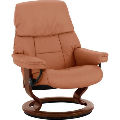 Relaxsessel STRESSLESS "Ruby", braun (copper paloma), B:88cm H:99cm T:77cm, Leder BATICK: BATICK ist ein leicht korrigiertes, durchgefärbtes und genarbtes Möbelleder, bei dem die meisten Unebenheiten und Spuren in der Regel entfernt wurden., Leder... Image