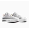 Sneaker CONVERSE "CHUCK TAYLOR ALL STAR LIFT PLATFORM", Gr. 42,5, grau area, weiß, schwarz, Textil, sportlich, Schuhe