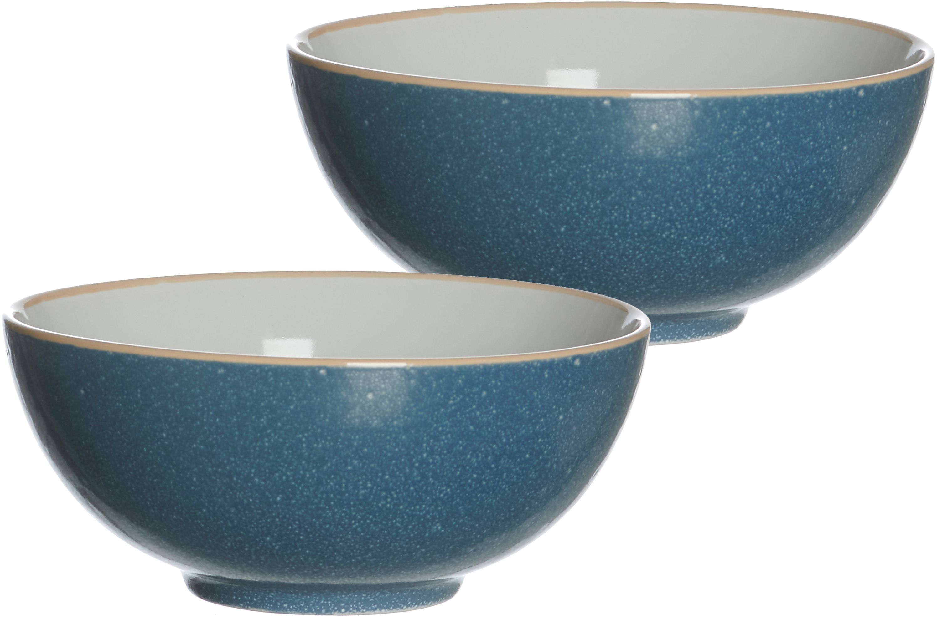 Schale RITZENHOFF & BREKER "Puebla", blau, H:7,5cm Ø:17,5cm, Steinzeug, Schüsseln, Buddha-Bowls, Ø 17,5 cm Image
