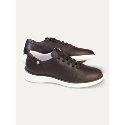 Walbusch Herren Smart Sneaker Wasserabweisend Braun noch offen: Muster Image