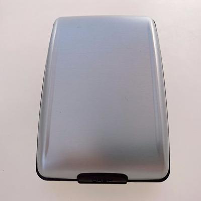 Secure RFID Cash and Cards Wallet Aluminum Alloy Card Holder with RFID Protection Multi Functional Slim Wallet for Credit Cards Banknotes and IDs Safe Storage