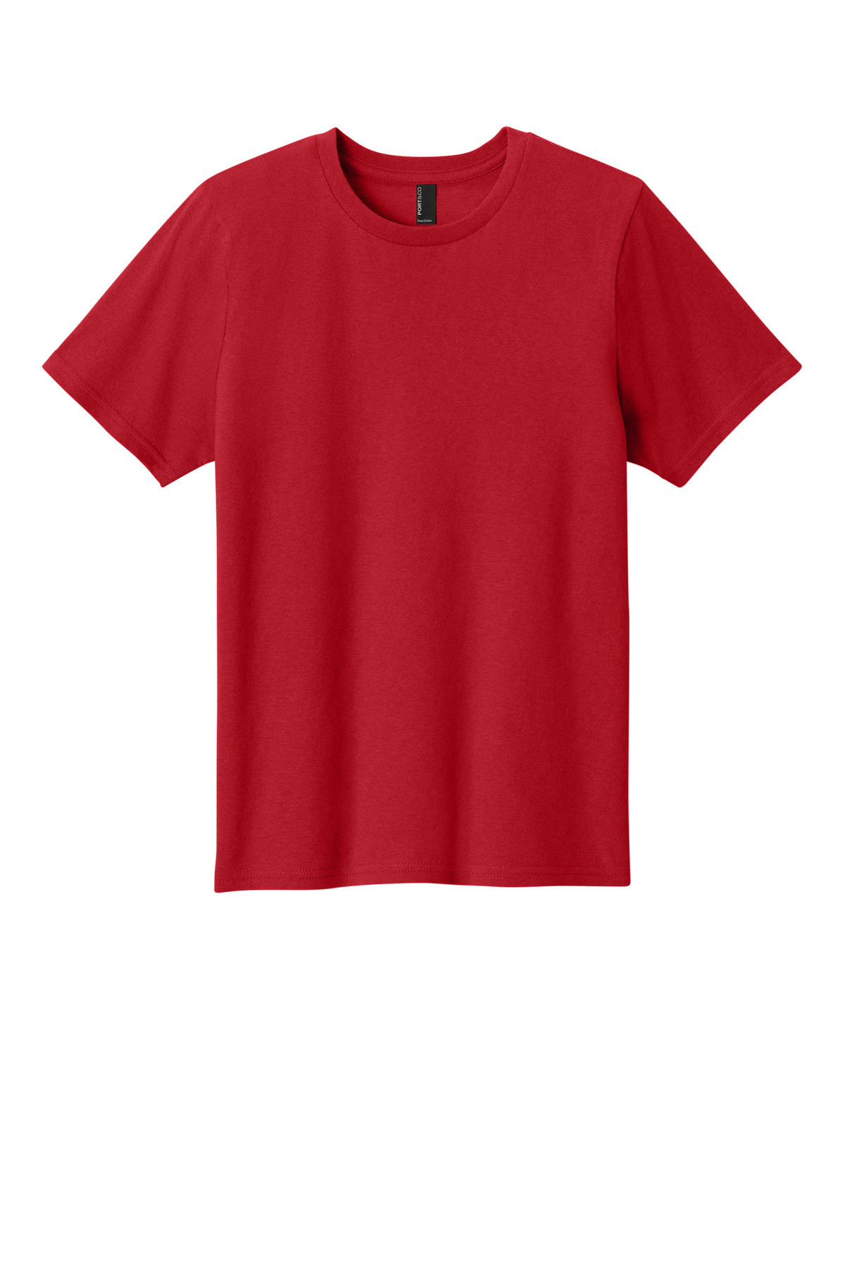 Port & Company PC43Y Co Youth Easy Cotton Top in Red size XS