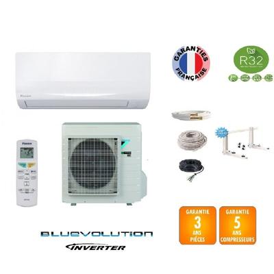 Reversible Mono-Split-Klimaanlage Daikin FTXF35E + RXF35E + 5 Meter bluevolution a+++ Verlegekit Image