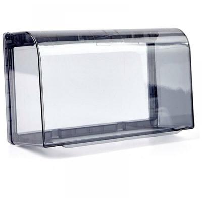 Wetterfeste Steckdosenabdeckung für den Außenbereich - Schwarz, 202 x 121 x 75 mm Ymyny Image