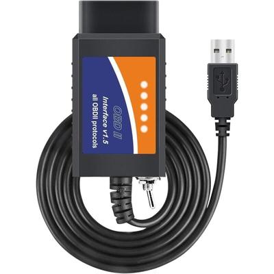 OBD2 Adapter - usb Scanner mit ms-can/hs-can Schalter - Professionelles obdii Diagnose Scan Tool Image