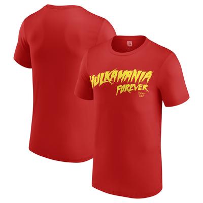 Rotes Hulk Hogan Hulkamania Forever T-Shirt für Herren Image
