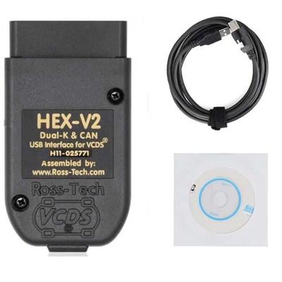 Hex V2 vcds vag com 25.3 5053 Diagnosekabel für VW/AUDI/Skoda/Seat Auto Reader (Englisch) Image
