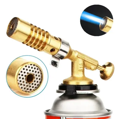 Gas Brenner Schweißen Taschenlampe Tragbare Lötlampe Kupfer Hohe Temperatur Messing Gas Taschenlampe Löten Solder Schweißen Lot Werkzeuge