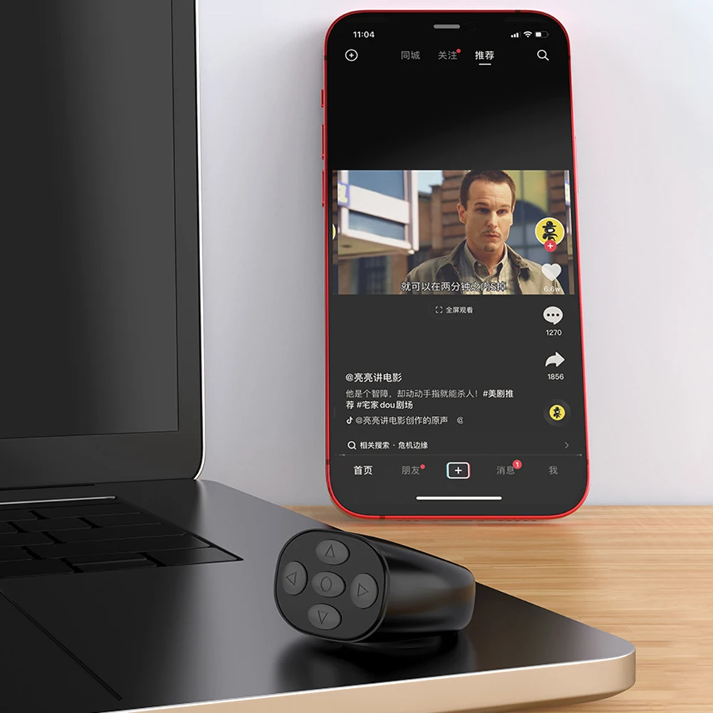 Fernbedienung Page Turner Bluetooth-Kompatibel 5,3 E-Reader Controller Kamera Auslöser Telefon Bildschirm Gerät für Kindle Paperwhite Image