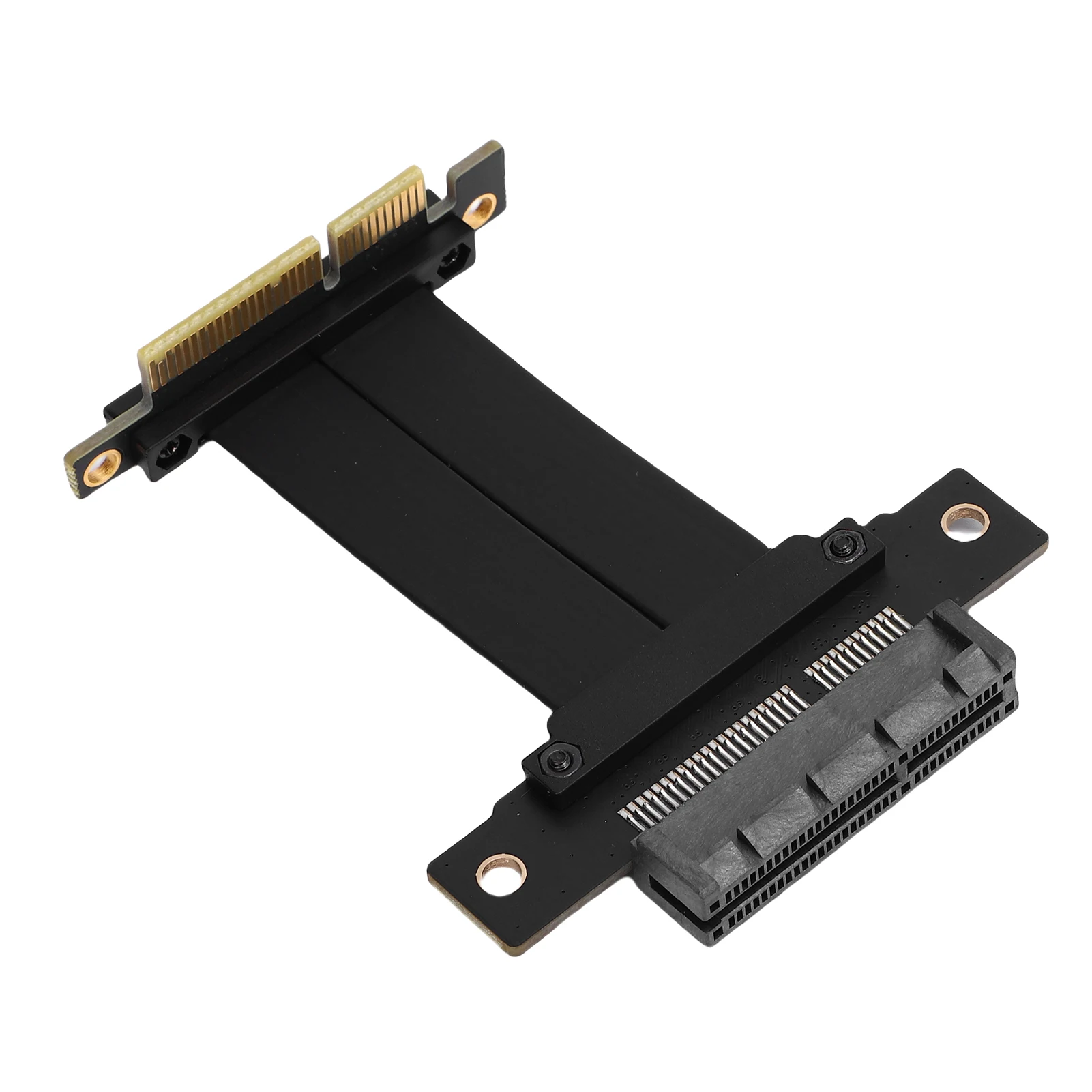 GPU-Verlängerungskabel, flexibel, faltbar, segmentiert, PCIe 4.0 x 4-Verlängerungskabel, Anti-Stecker auf Buchse, für kompakte ATX-ITX-Hüllen Image