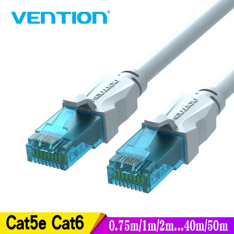 Vention Ethernet-Kabel Cat5e LAN-Kabel UTP CAT 6 RJ 45 Netzwerkkabel 5 m/10 m/20 m/40 m Patchkabel für Laptop-Router RJ45 CAT6-Kabel Image