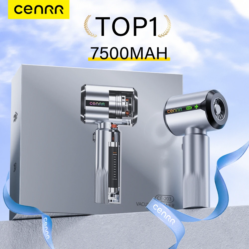 CENRR Neuer Auto-Staubsauger, leistungsstarker tragbarer Mini-Staubsauger für Haushaltsgeräte, Handgebläse, Geschenk zum Geburtstag Image