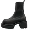 Männer Chelsea Stiefel Plattform High Top Mann Gothic Sneakers Heels Leder Vintage Trendy Designer Schuhe