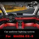 Per MAZDA CX-5 Interni auto Luce ambientale decorativa RGB 64 colori LED Smart Remote Control Kit lampada a risparmio energetico