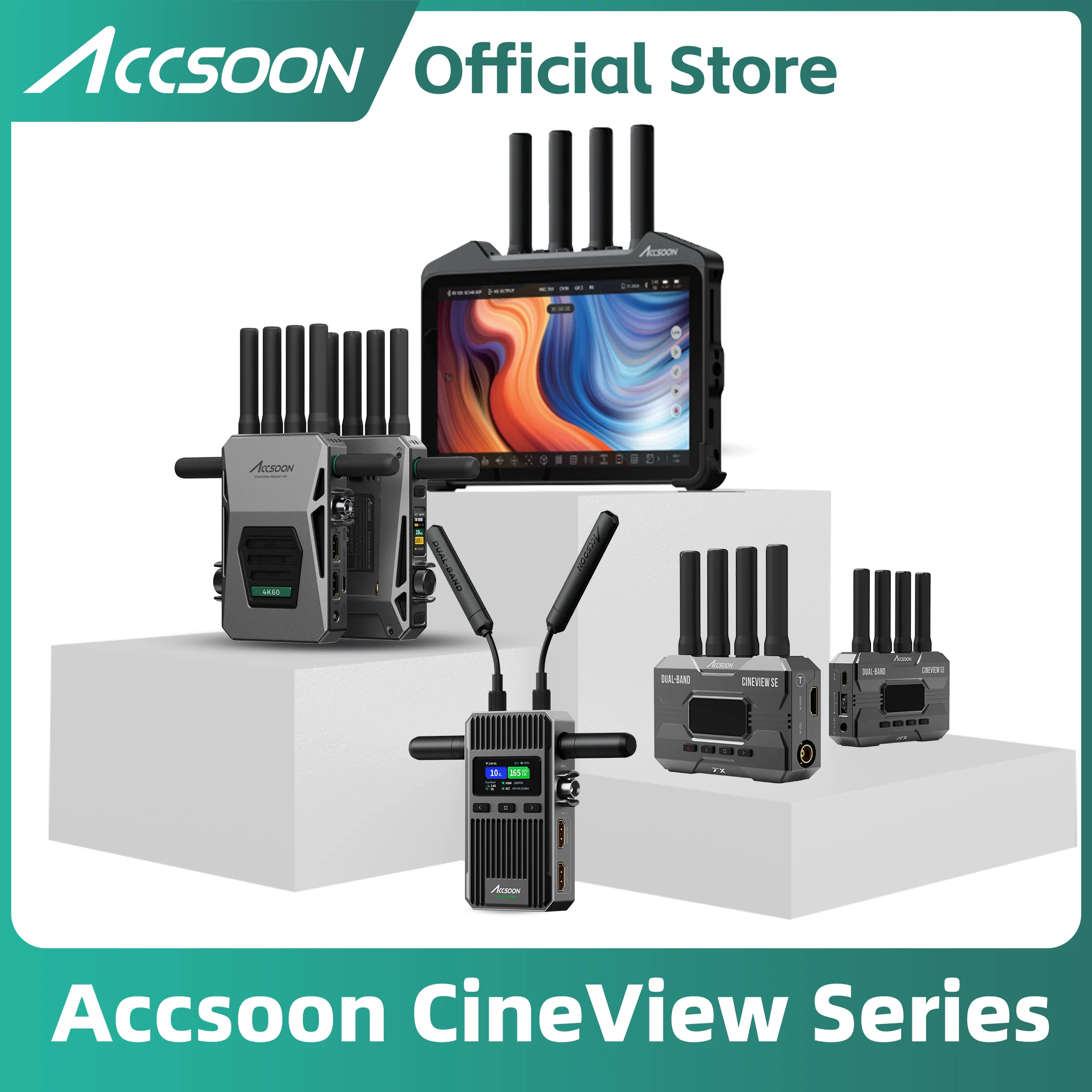 Accsoon CineView M7 / M7 Pro / CineView Master4K / CineView HE/ Wireless Transmitter Receiver 1080P 4K