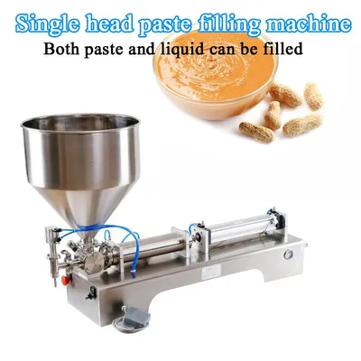 PBOBP High Precision Single Head Semi-Automatic Paste Filling Machine Coca Cola Milk Filling Machine