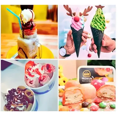 Ice Cream Machine Supermarket Convenience Store Soft Ice Cream Machine Three Flavor Sweet Cone Ice Cream Machine