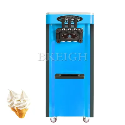 Including Tariffs Electric Frozen Yogurt Machine Mobile Vertical Soft Cone Ice Cream Making Machine Price Discount