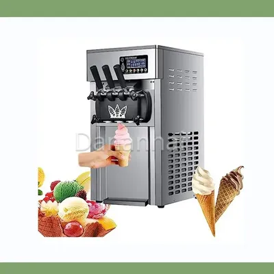 Small Soft Ice Cream Machine, Easy To Move, Multifunctional Frozen Yogurt Machine