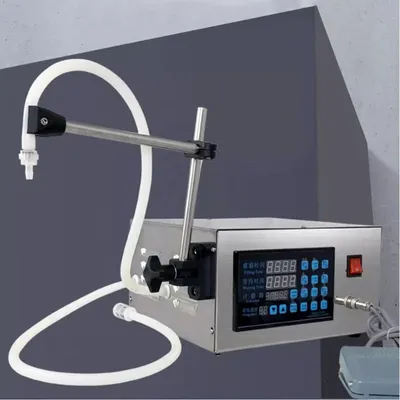 Small Liquid Filling Machine Water Electric Digital Filler Milk Vinegar Soy Sauce Beverage Filling Machine