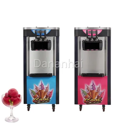 2025 New Stainless Steel Soft Yogurt Machine Fully Automatic Ice Cream Machine Accessories For Sale