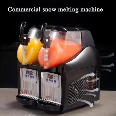 220V Electric Cold Drink Slush Machine Smoothie Milkshake Frozen Drink Slush Slushy Making Machine