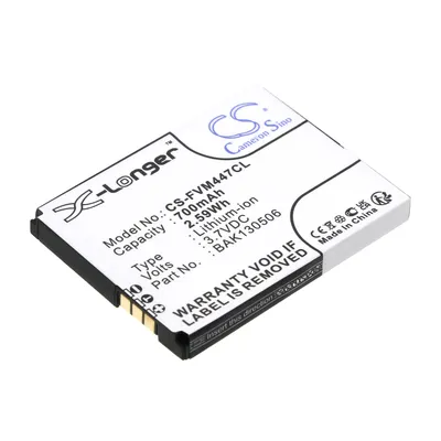 Li-ion Cordless Phone Battery for FRITZ!FON, 3.7V, 700mAh, Compatible Models: AVM 2000, AVM 2446, C4, C4 Mobilteil, C5, M2, MT-F