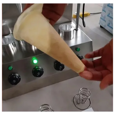 The Newly Designed Pizza Cone Machine Is Easy To Operate And The Pizza Machine Is Sold By Fully Automatic Stainless Steel