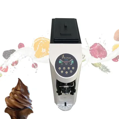 High quality Ice Cream Machine Sundae Ice Cream Machine Frozen Yogurt Machine1000w Soft Ice Cream Machine