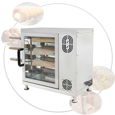 Benchtop Stainless Steel Chimney Roller Toaster Toaster Cake Roller Stove Bread Oven
